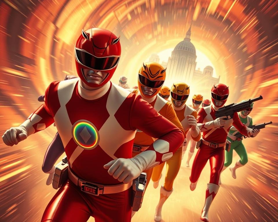 Time Force Rangers time travel adventures