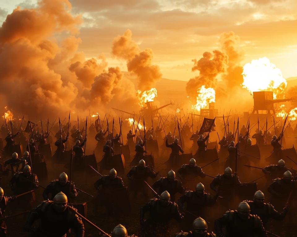 historical epic battle scenes